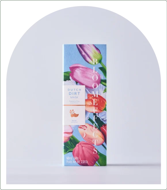 Bloom effect product packaging