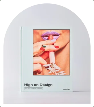Cover of book, high on design