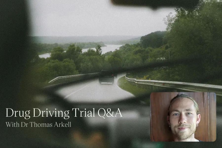 Victorian Drug Driving Trial Q&A with Dr Thomas Arkell